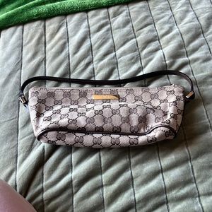 Authentic Gucci Canvas Boat Bag